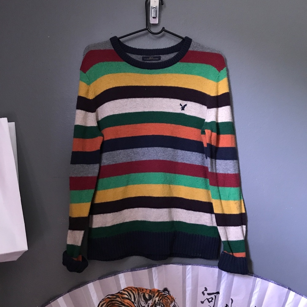 American Eagle Striped Sweater